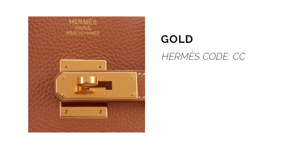 Hermes gold hardware sale